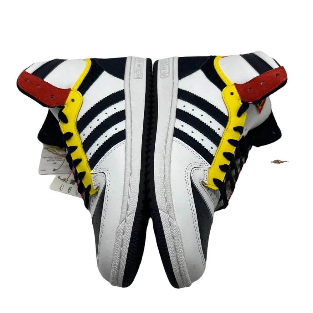 Adidas Top Ten Originals S24124 Blue White Red Yellow Basketball Shoe Sz 10